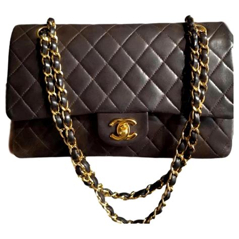 chanel tote bag brown|authentic chanel tote bag.